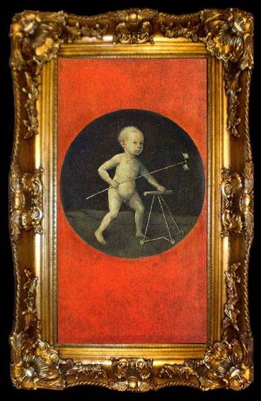 framed  Hieronymus Bosch The Child Jesus at Play, ta009-2